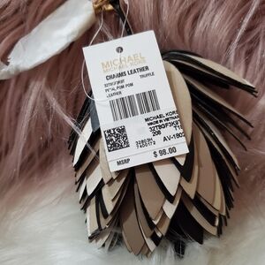 Michael Kors Truffle Leather Charm